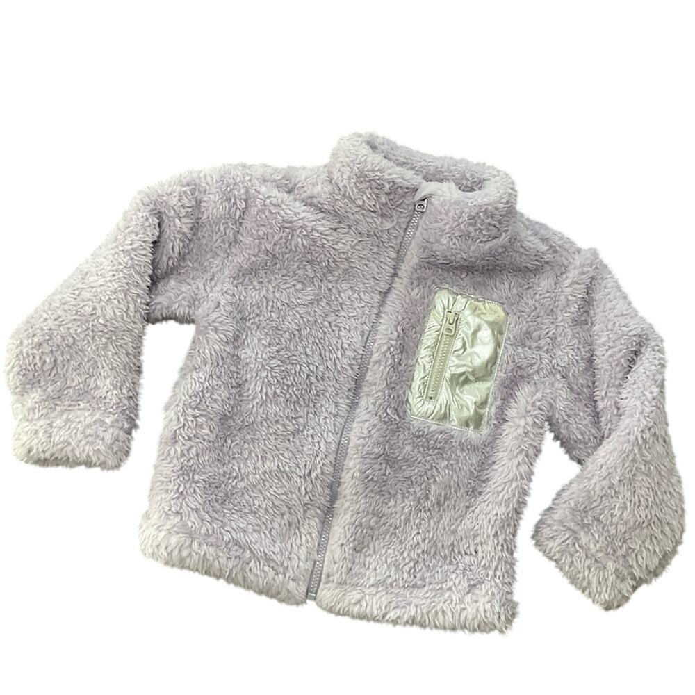 Splendid Girl's Jacket Fleece Full Zip Purple Size 3T NWT